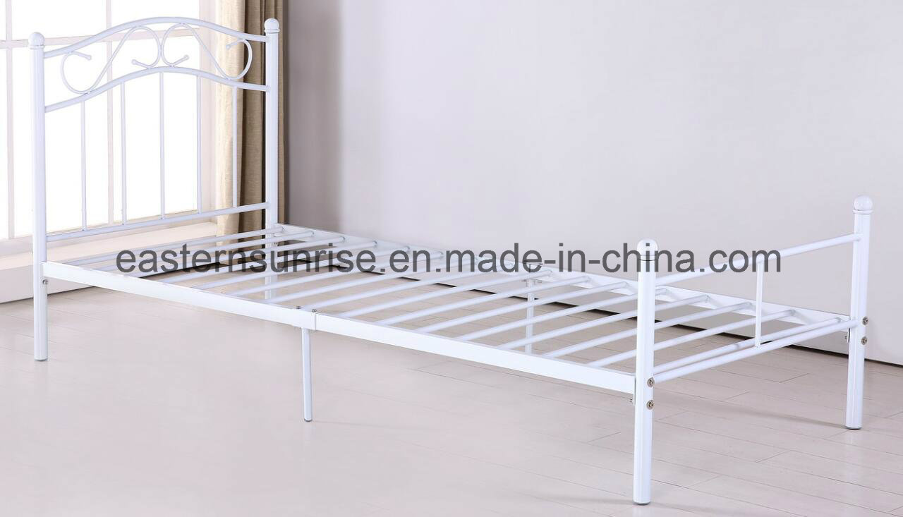 Bedroom Furniture Simple Steel Metal Iron Sinlge Bed