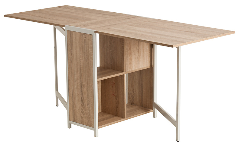 Two Person Wooden Office Computer Desk with Cabinet