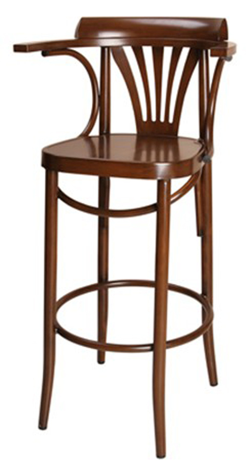 Antique Copper Finished Aluminum Bar Stool Chair (DC-15548)