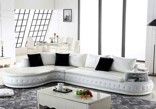 Modern Style Leather Sofa Top Grain Leather Sofa F226