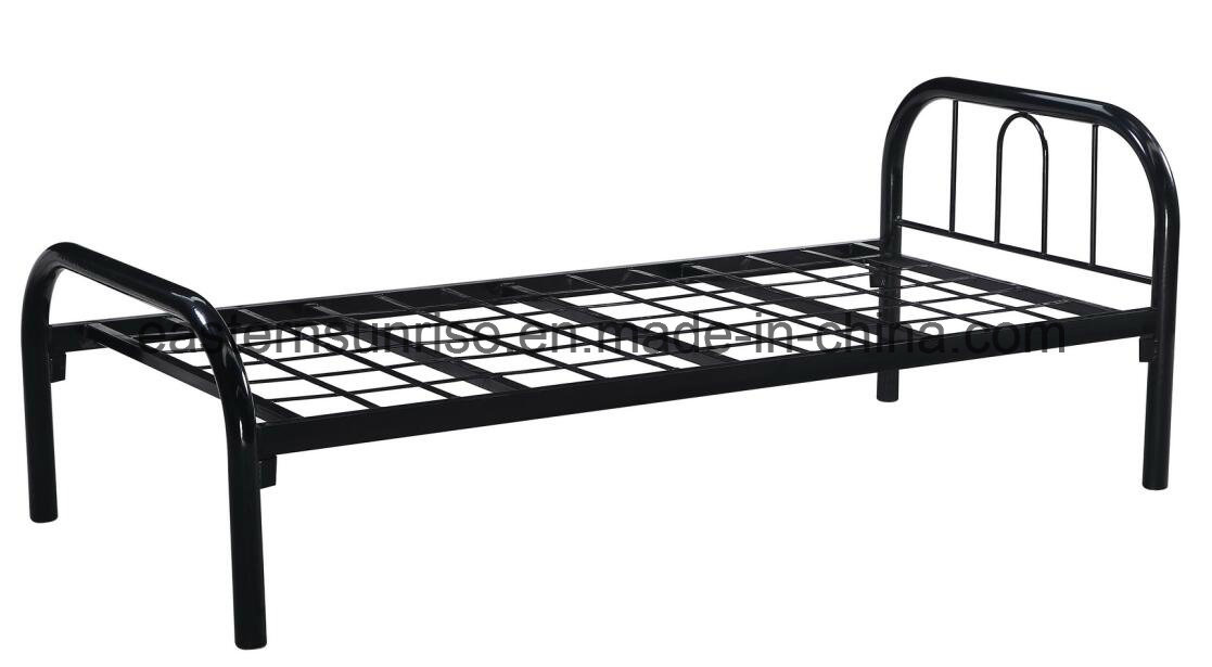 Metal Steel Iron Single Bed for School University Hotel Military