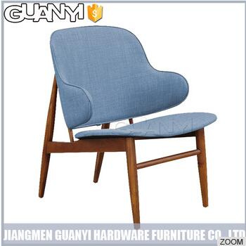 Classic Wood Design Fabric Hotel Chair