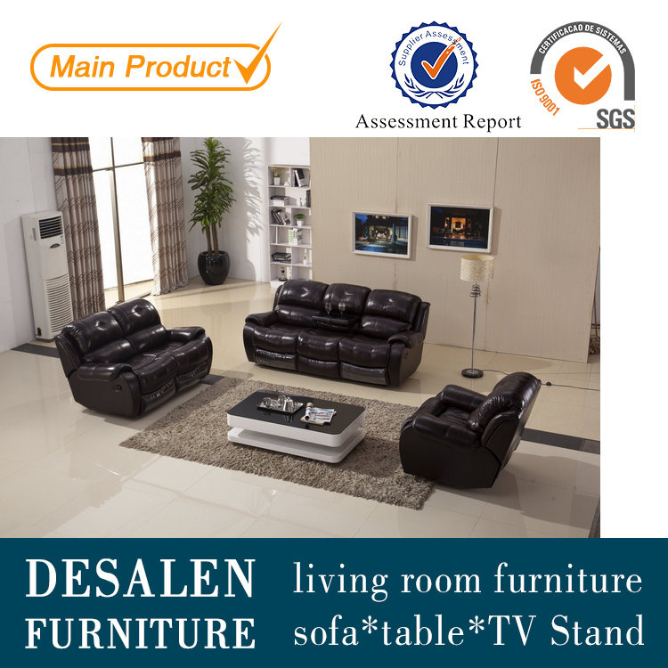 China Popular Recliner Leather Sofa with Wholesale Price