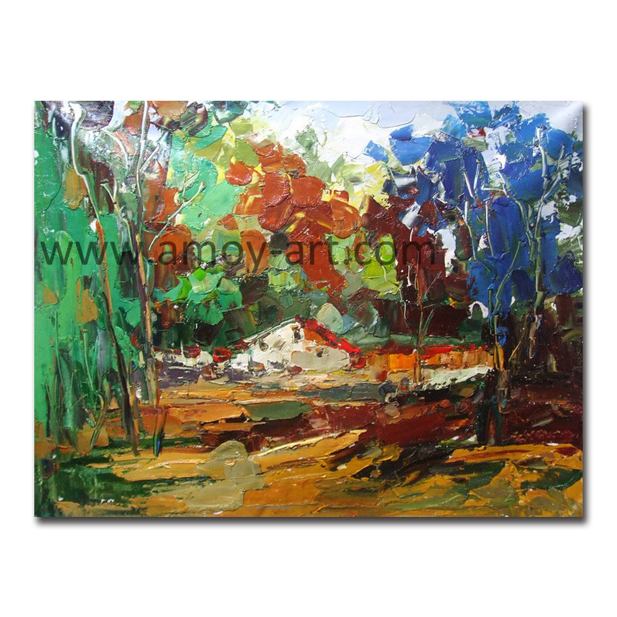 Palette Knife Abstract Oil Painting for Wall Decor