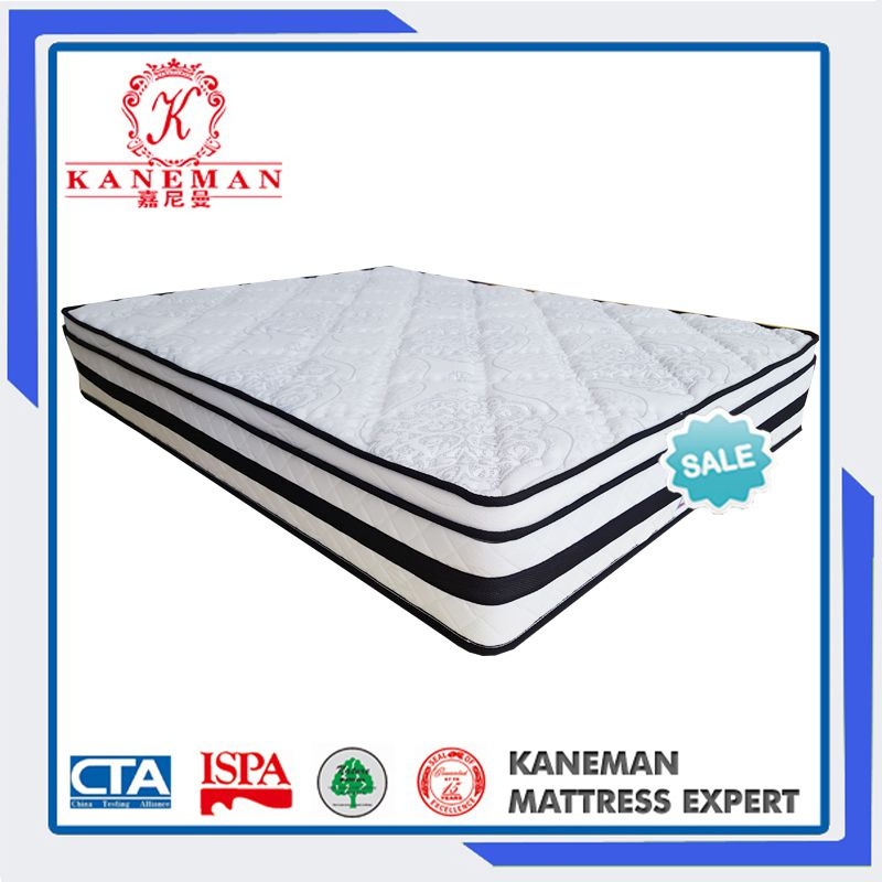 Wholesale Bed Mattress 30cm Euro Pillow Top Pocket Spring Mattress