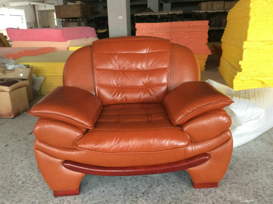 Top Grain Leather Sofa for Living Room Furniture (A1108)