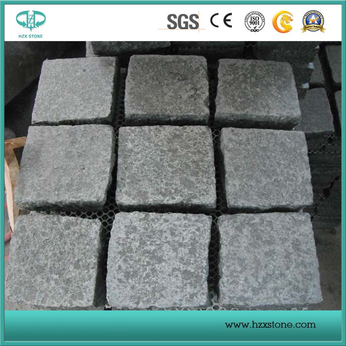 G684 Basalt, Black Basalt, Dark Granite for Paving Stone/Cubestone/Cobble Stone