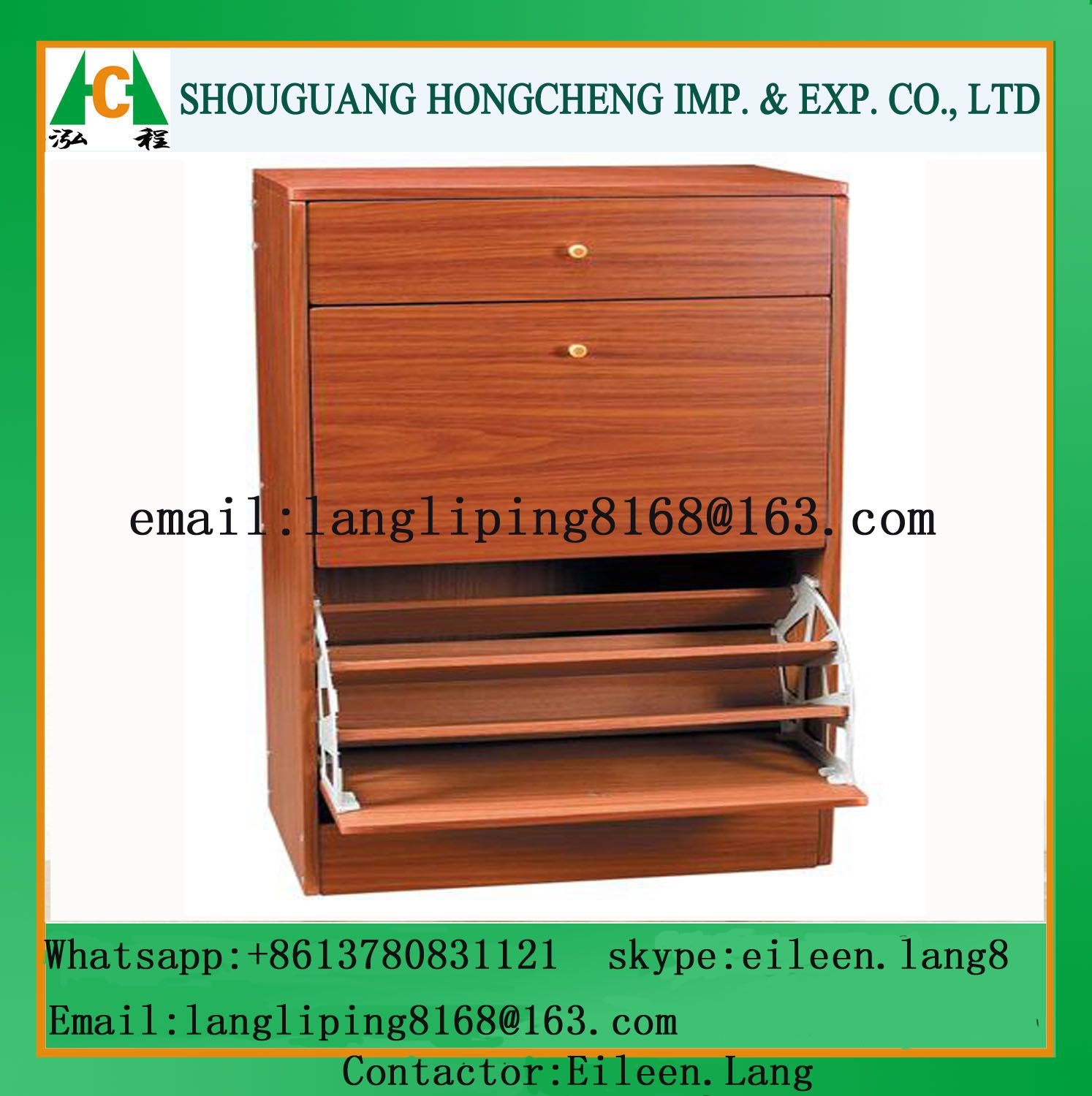 Modern Style Home Wooden Shoe Cabinet