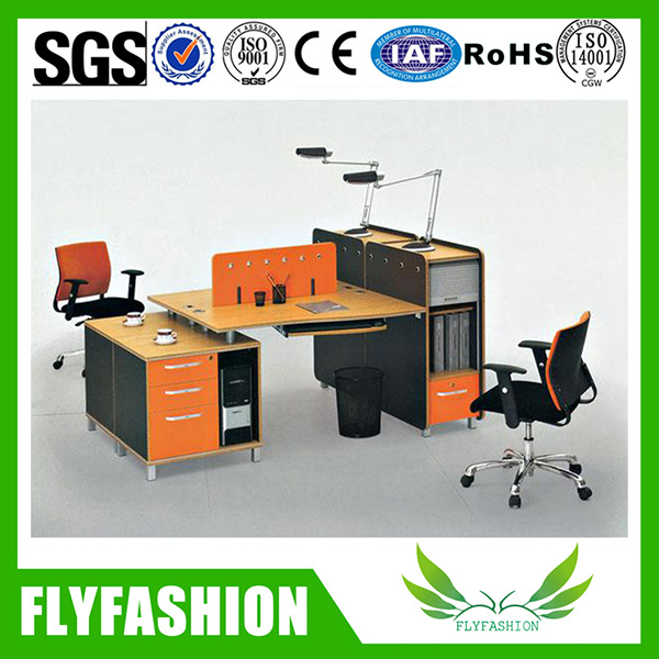 Fashion Workstation Melamine Board Office Desk for 2 Persons (OD-65)