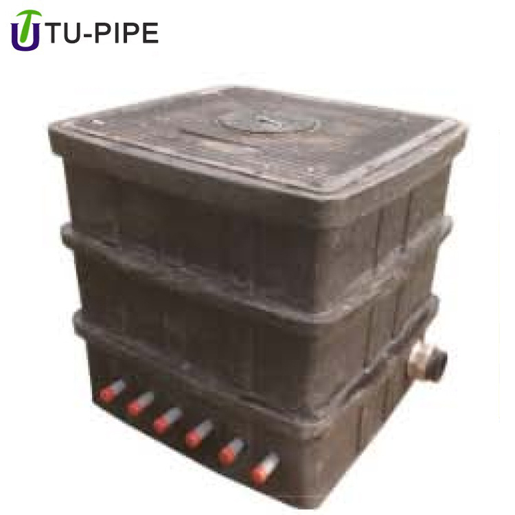 Underground Concrete Digital Water Flow Meter Valve Cabinet