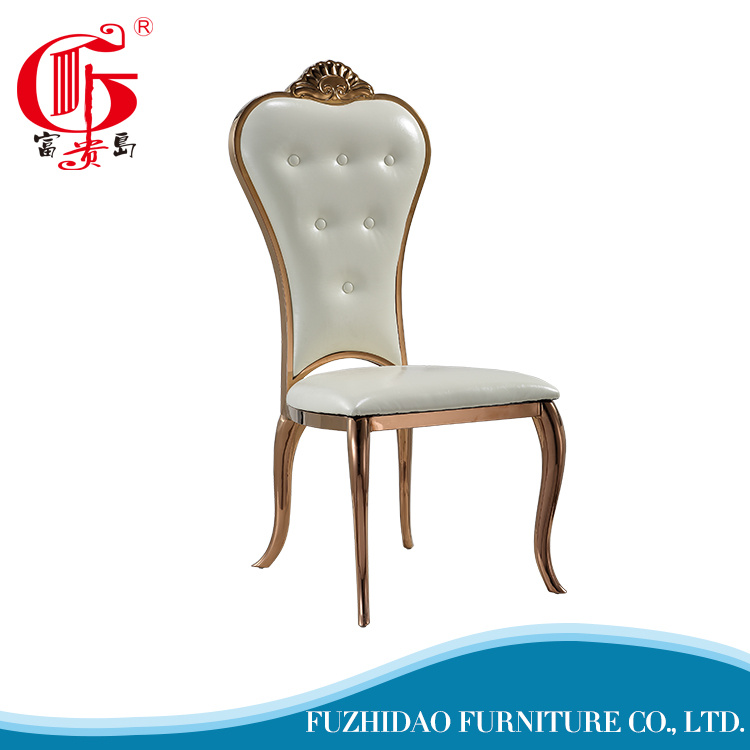 Pretty and Generous Western Style Hotel Chair with Metal Frame