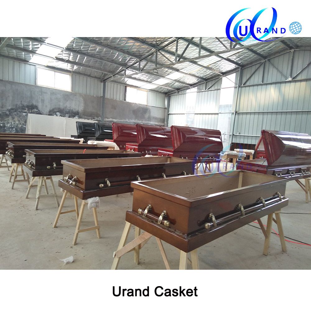Veneer Wholesale High Gloss Velvet Casket and Coffin
