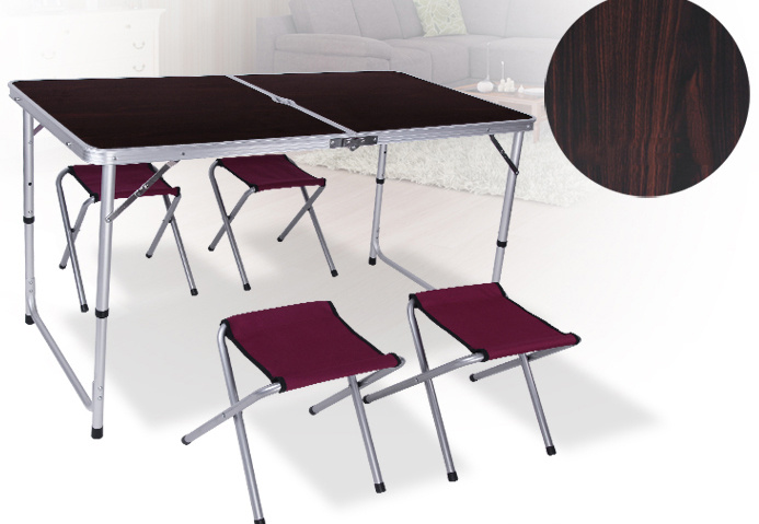 Aluminum Alloy Portable Camping Picnic Table