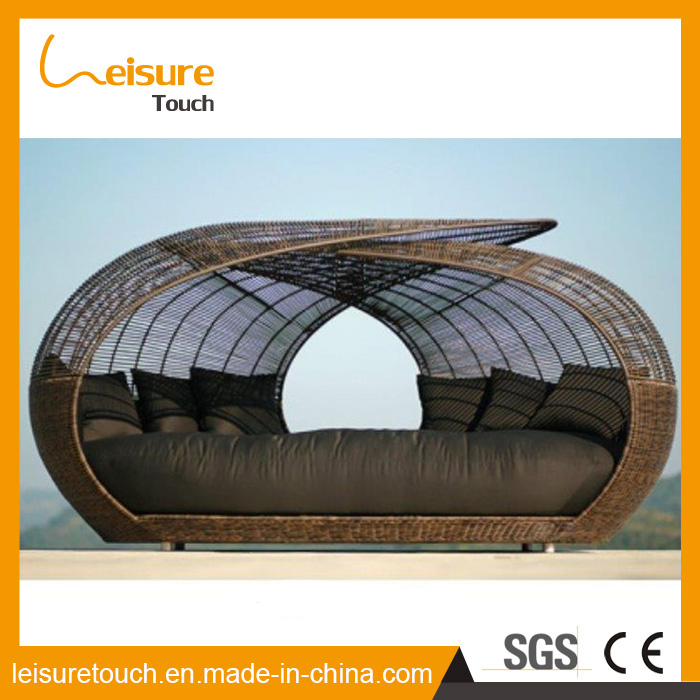 Hotel Modren Design Lounge Furniture Outdoor Rattan Sunbed