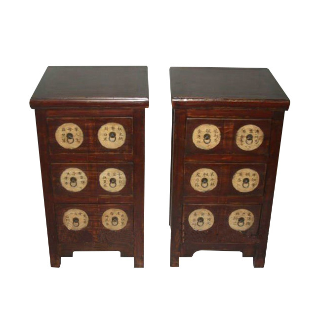 Chinese Antique Wooden Medicine Cabinet Lwb776