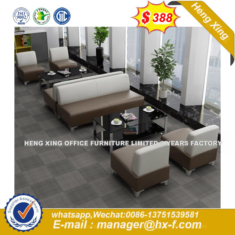 Modern Office Furniture White Leather Officed Sofa (HX-8N1501)