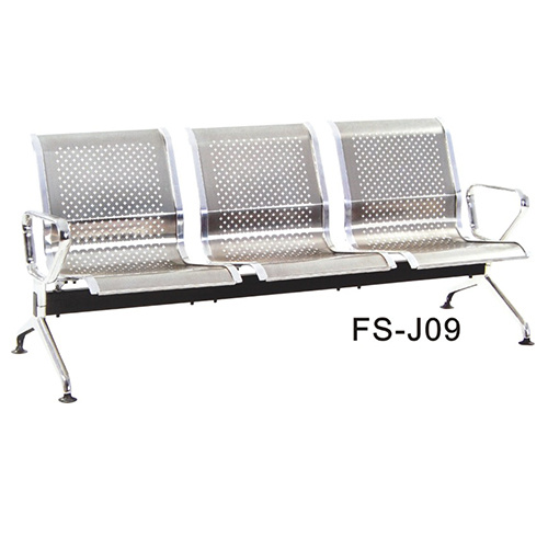 Public Waiting Reception Airport Hospital Park Three Seat Chair (FS-J09-3)
