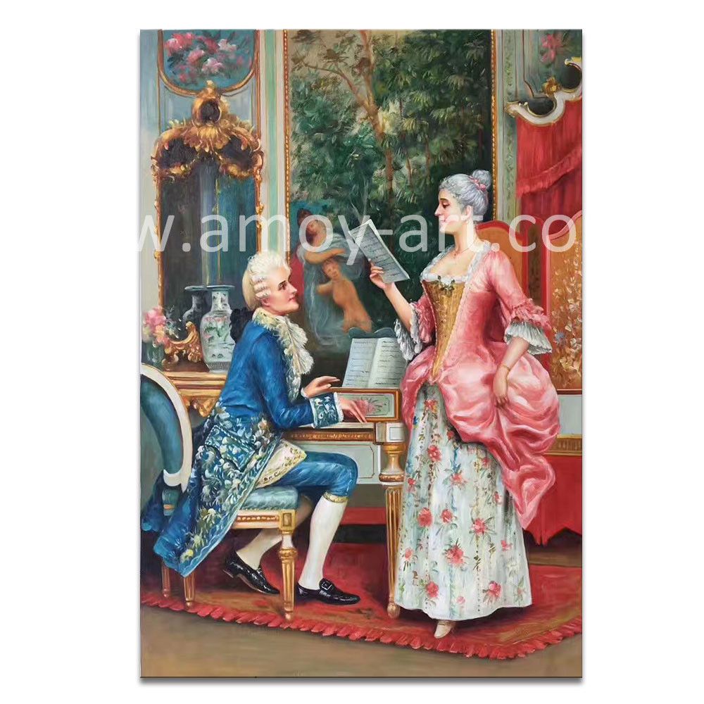 High Quality Royal Figures Oil Paintings on Canvas for Home Decoration