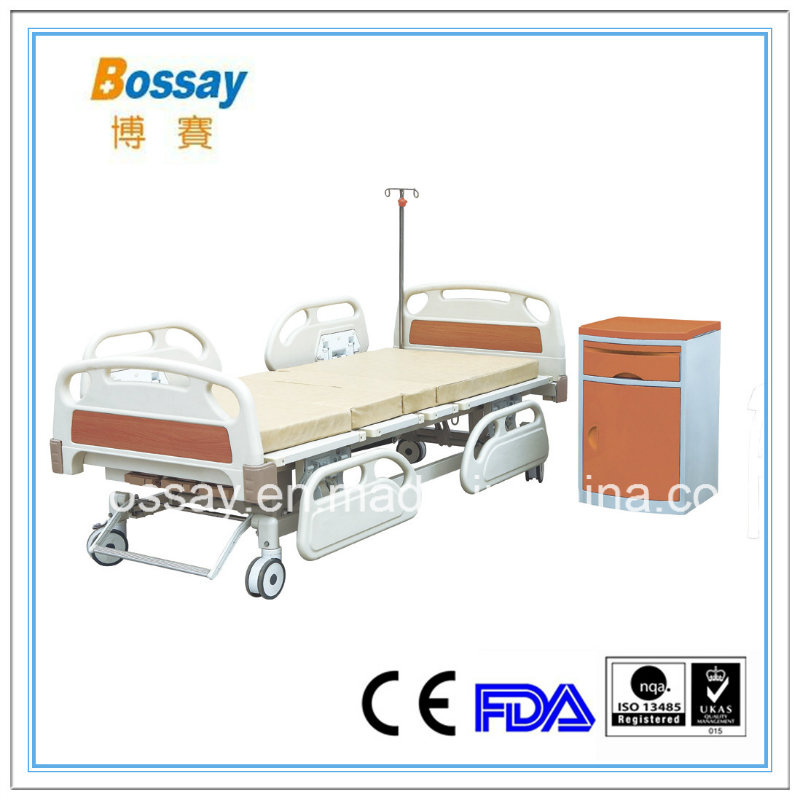 China Manual ICU Bed Three Cranks Manual Bed