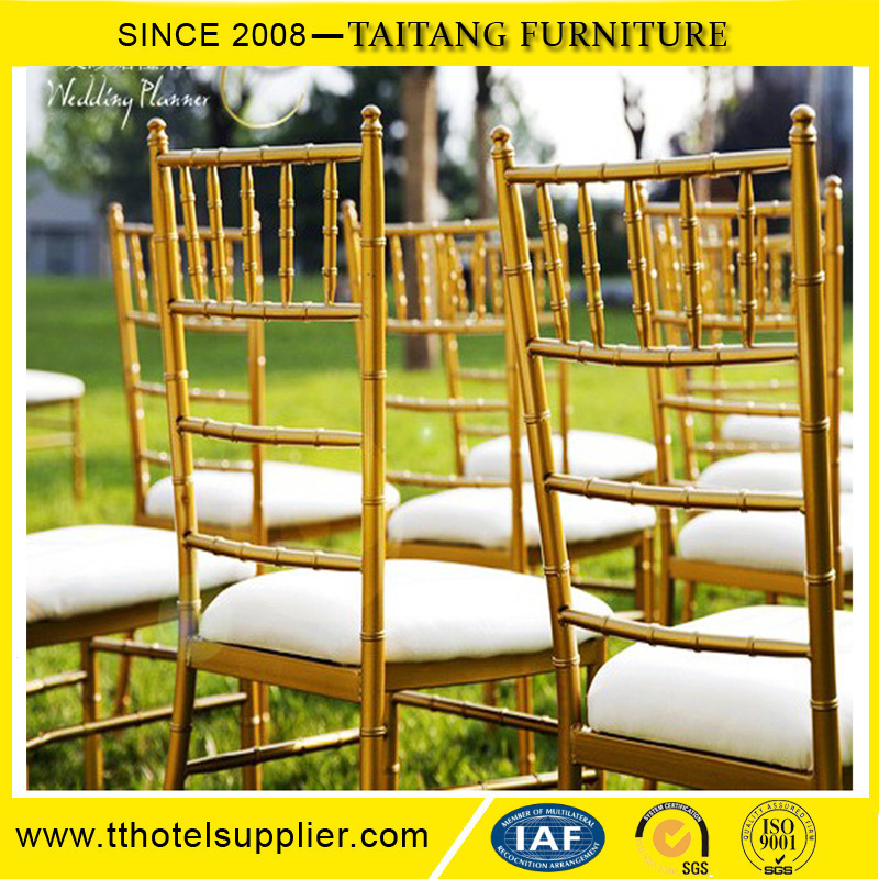 Tiffany Dining Stacking Metal Chiavari Chair, Dining Room Chair, Wedding Event Chair
