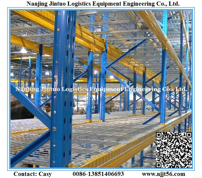Heavy Duty Wire Mesh Pallet Shelving for Warehouse Storage System
