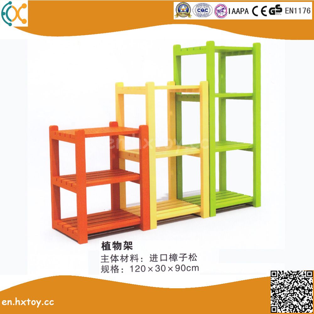Home Decoration Wooden Plant Rack Flower Shelf