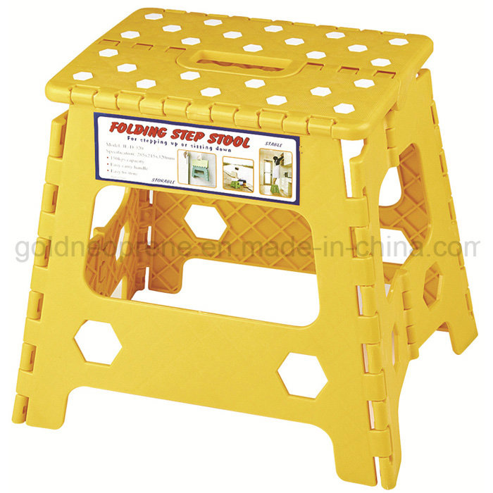 Outdoor Garden House Living Room Plastic Folding Step Stool (GNC-320)