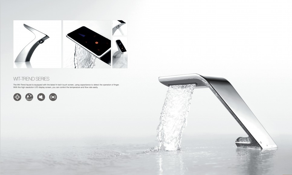 Luxury Electronic Washbasin Faucet (DH13)