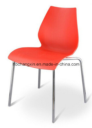 Plastic Chair with Chromed Leg