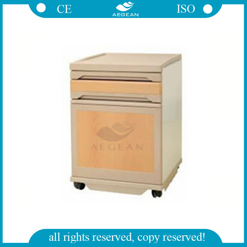 AG-Bc008 Hospital Furniture with One Drawer One Door Bedside Table