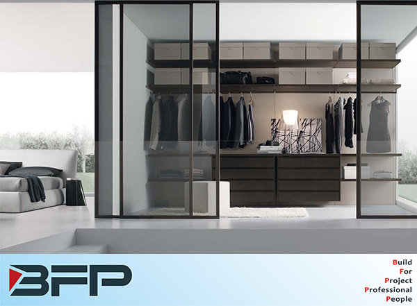 Wooden Walk in Robes Melamine Wardrobes