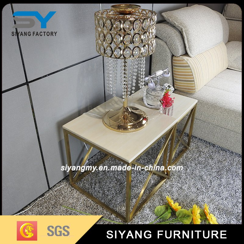 Side Table Modern Design Marble Top