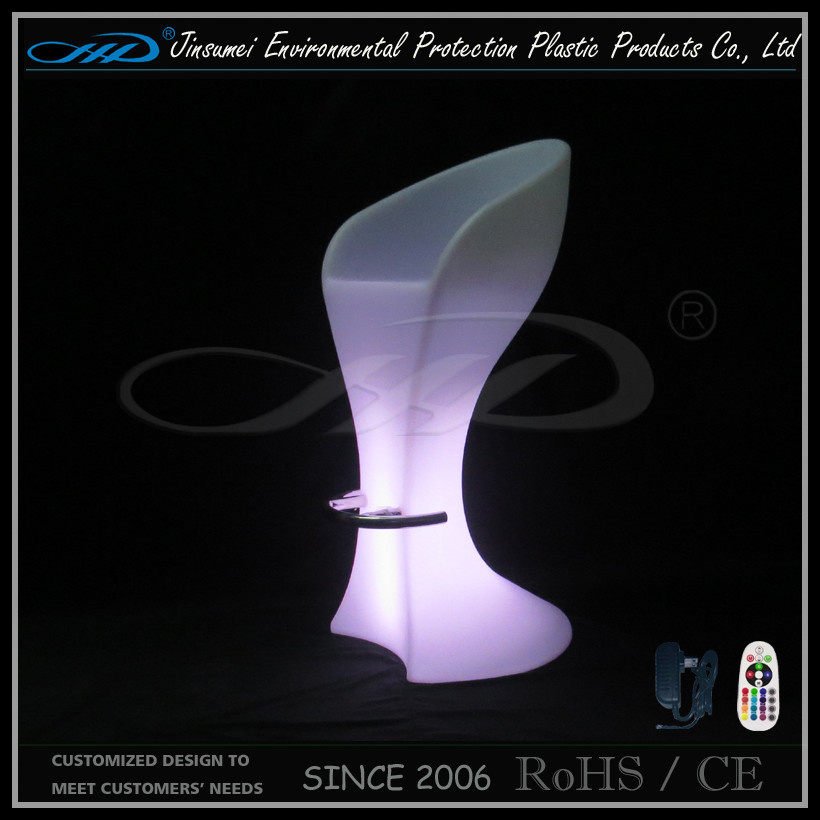 Illuminated LED Furniture Bar Table Bar Chairs
