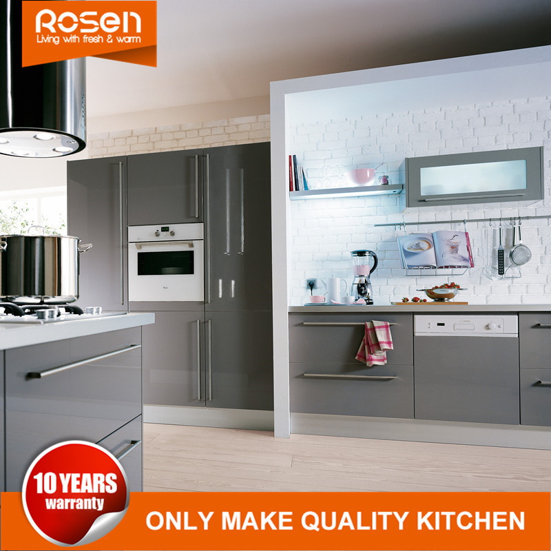 Staining Sliver Laminate Kitchen Cabinet HPL Hot Sale
