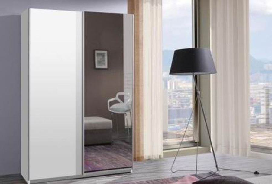 High Quality Wooden Wardrobe with Sliding Door (HF-EY08013)