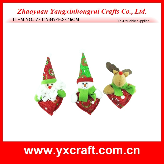 Christmas Decoration (ZY14Y349-1-2-3) Christmas Love Heart Shape Cheap Souvenir