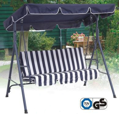 Straight Leg Metal Frame Garden Swing Chair