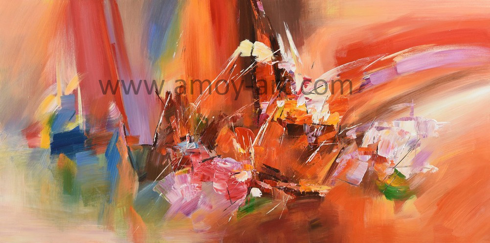Nordic Style Abstract Canvas Art Handmade Oil Paintings for Decoration