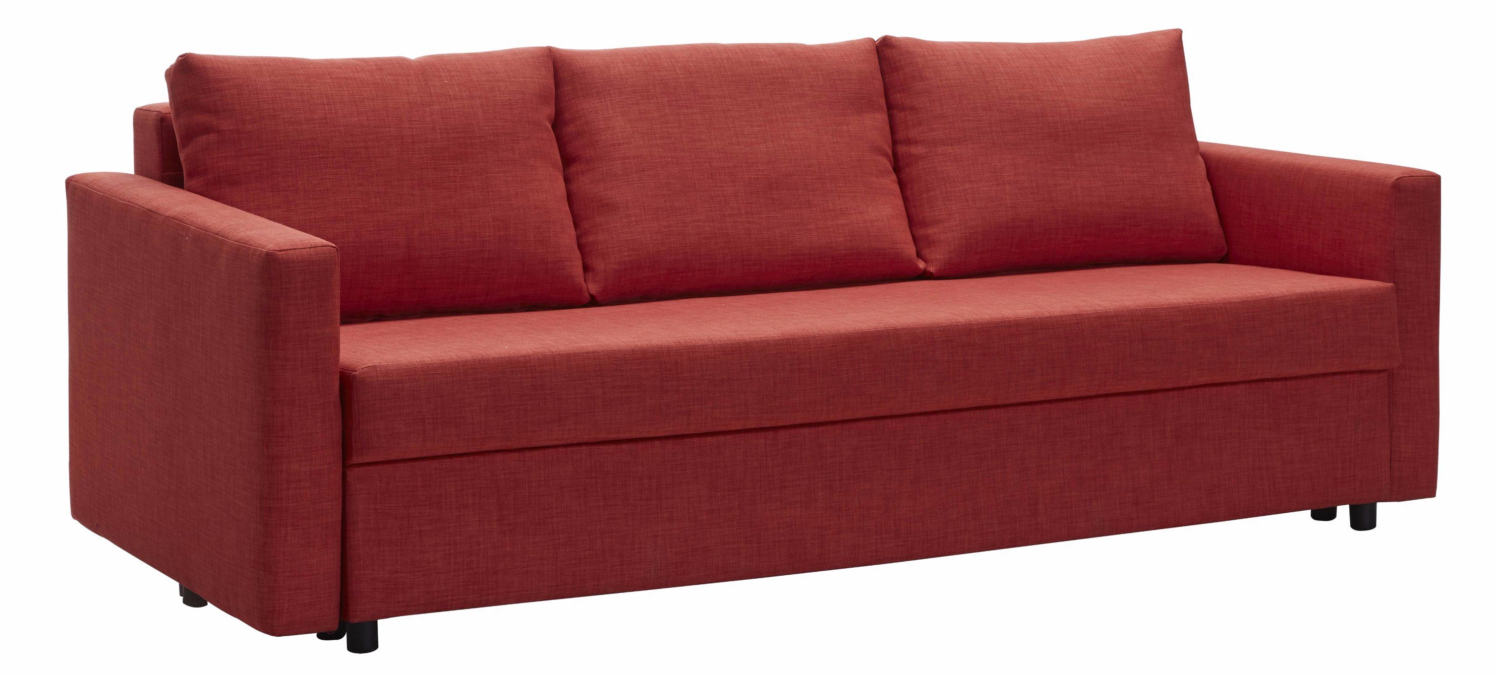 Three Seats Fabric Sofa Bed with Large Strage/Drawer