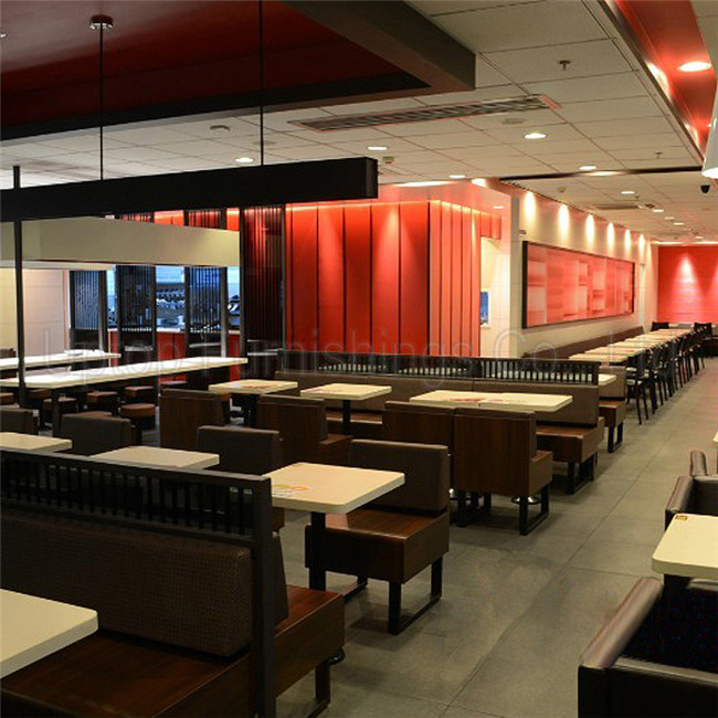 (SP-CS352) Uptop Contract Chain Fast Food Cafeteria Restaurant Furniture