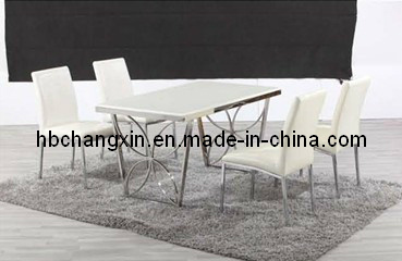 High Quality Luxury Modern Design Glass Dining Table