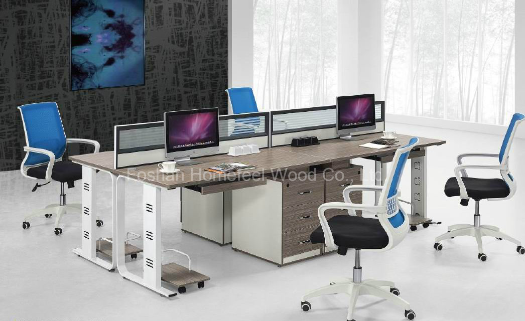 Straight Office Workstation Office Desk with Office Partition (HF-CE004)