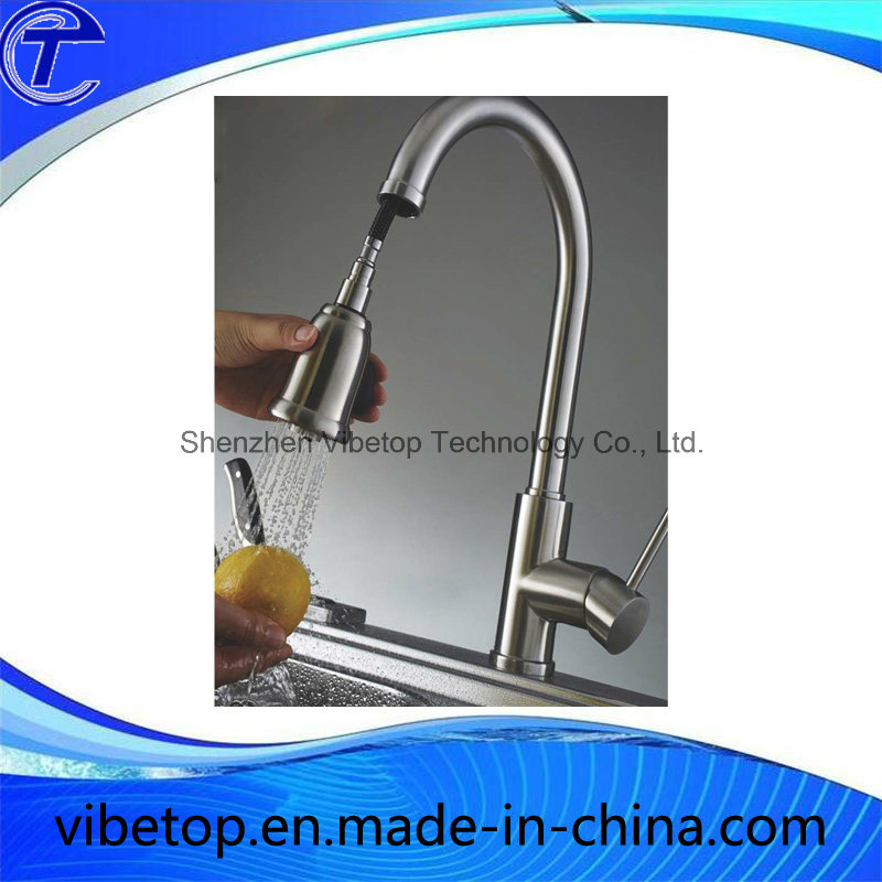 High Quality Brass Kitchen Faucet with Pull-out Spray