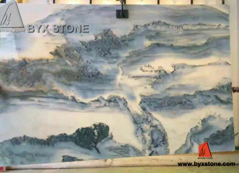 Natural Blue Onyx Slab for Indoor Decoration