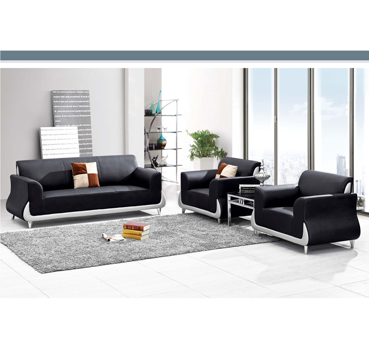 Classical Design of Executive Type Leather Sofa for Waiting Room