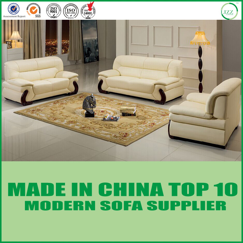 Modern Living Room Genuine Leather Sofa