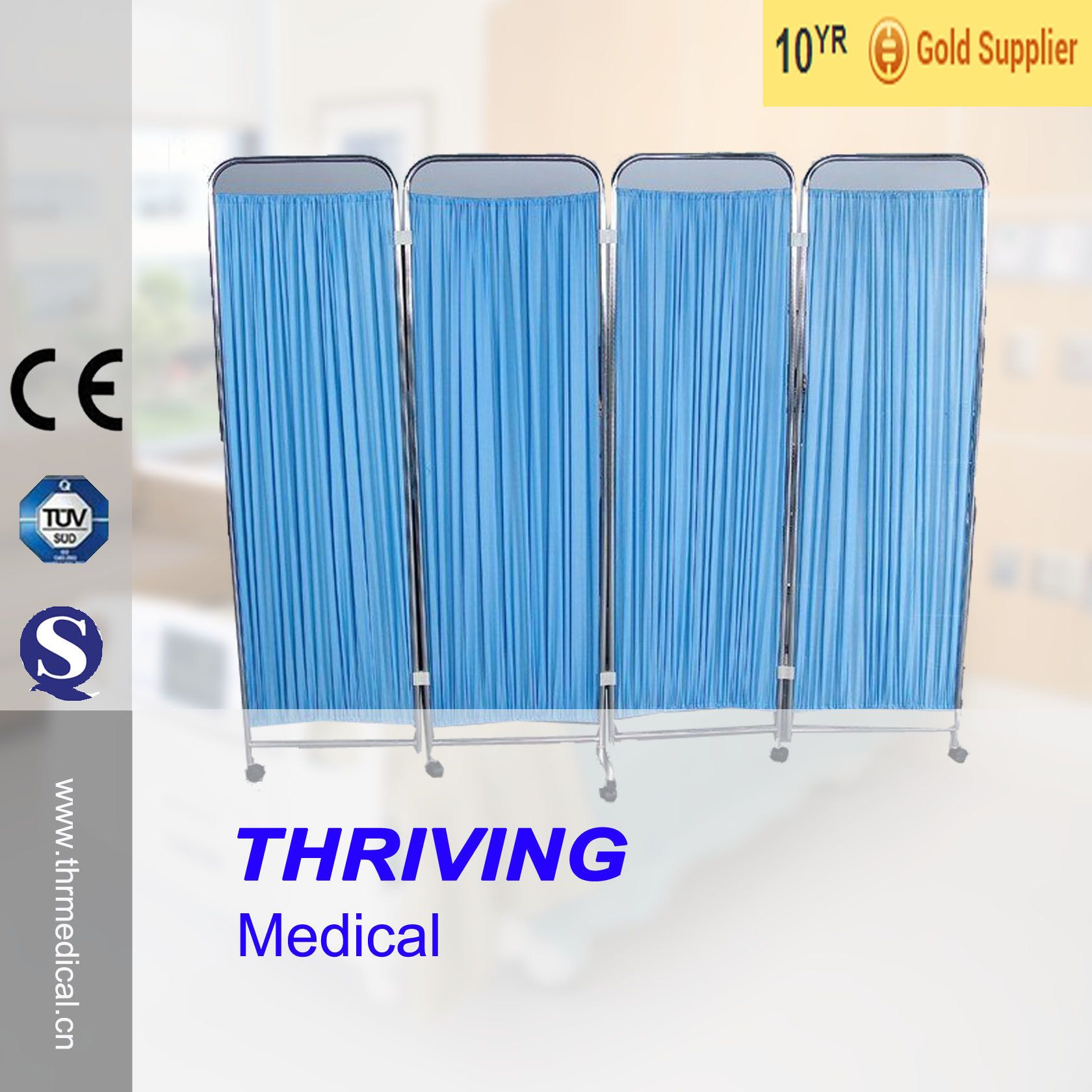 Hot Sales Thr-HS022 Hospital Ward Folding Screen