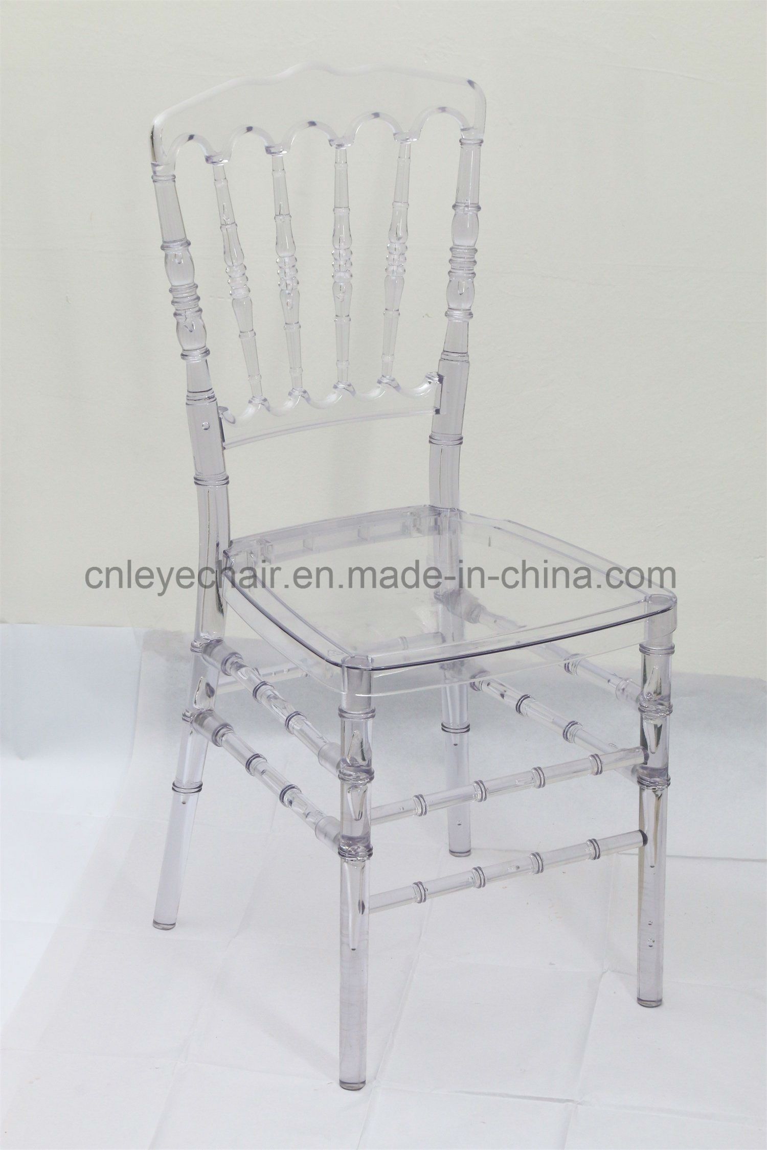 Party Event Hotel Furniture, Transparent Wedding Rental Napoleon Chair