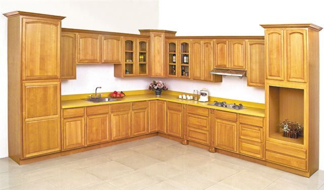 American Solid Wood Beech Ktichen Cabinet