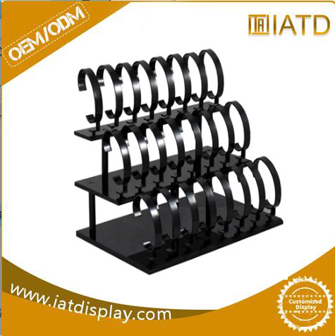 Pop up Acrylic Promotional Watch Cosmetic Display Plastic Posted Exhibition Stand